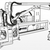 Strichumsetzung Maschine