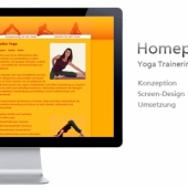 Internetpräsenz  Yogatrainerin
